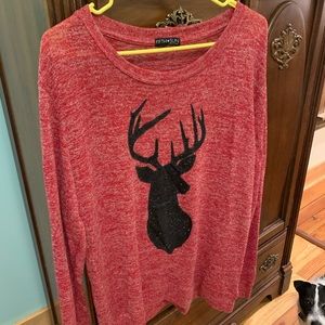 Christmas deer sweater
